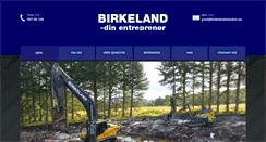 Desktop Screenshot of birkelandmaskin.no